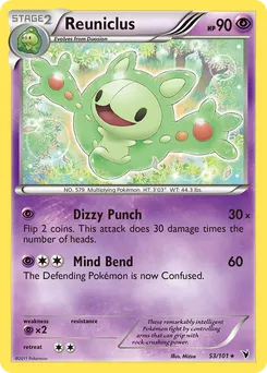 Reuniclus #53, Reverse Foil