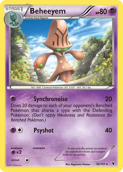 Beheeyem #56, Reverse Foil