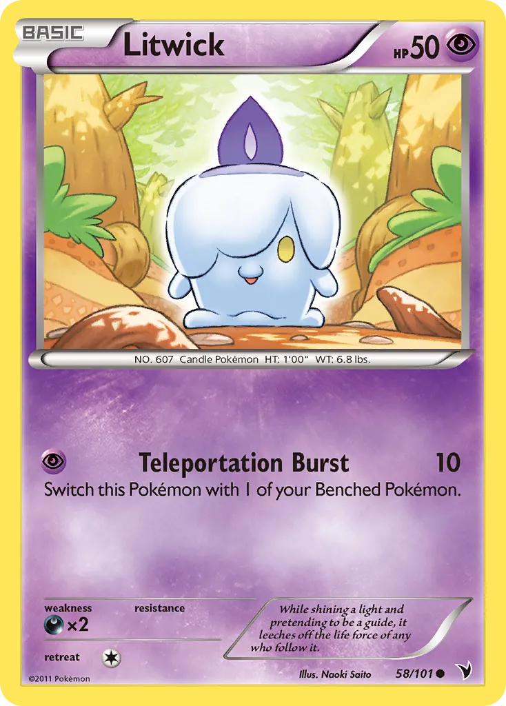Litwick #58, Noble Victories Reverse Foil