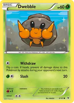 Dwebble #6, Reverse Foil