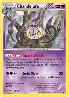 Chandelure #60, Reverse Foil