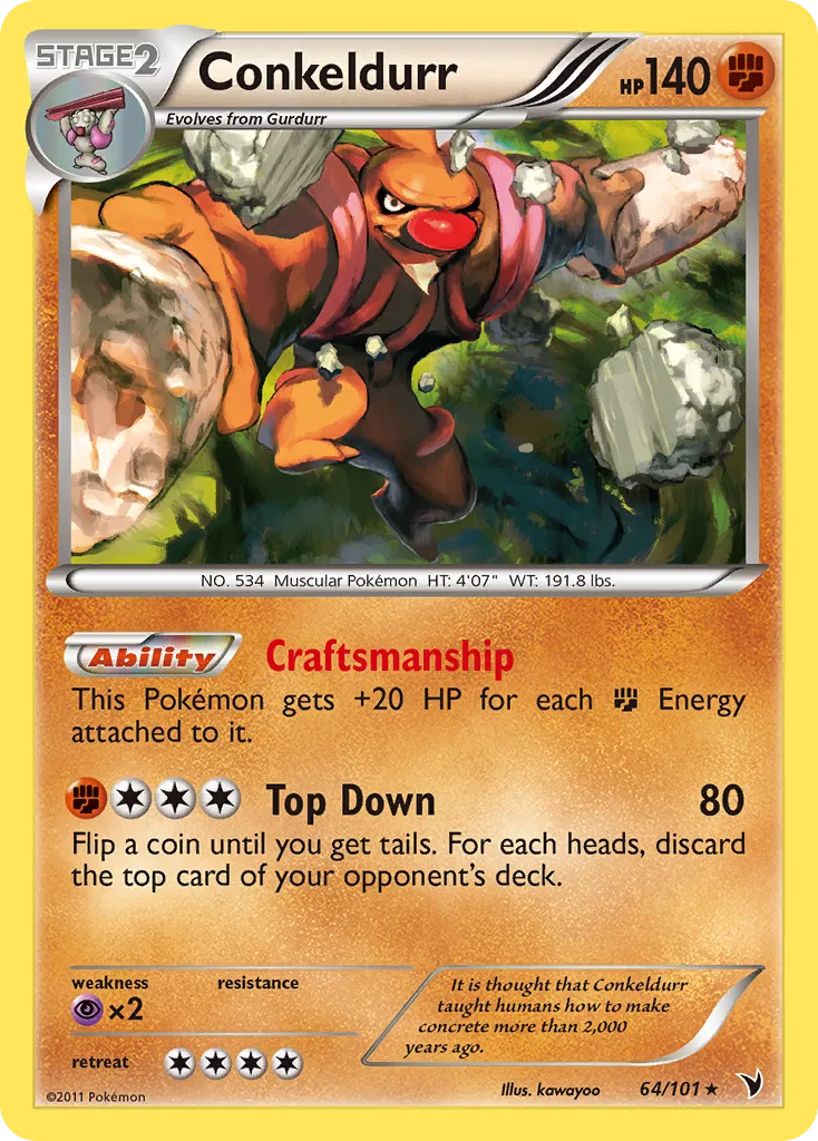 Conkeldurr #64, Noble Victories Reverse Foil