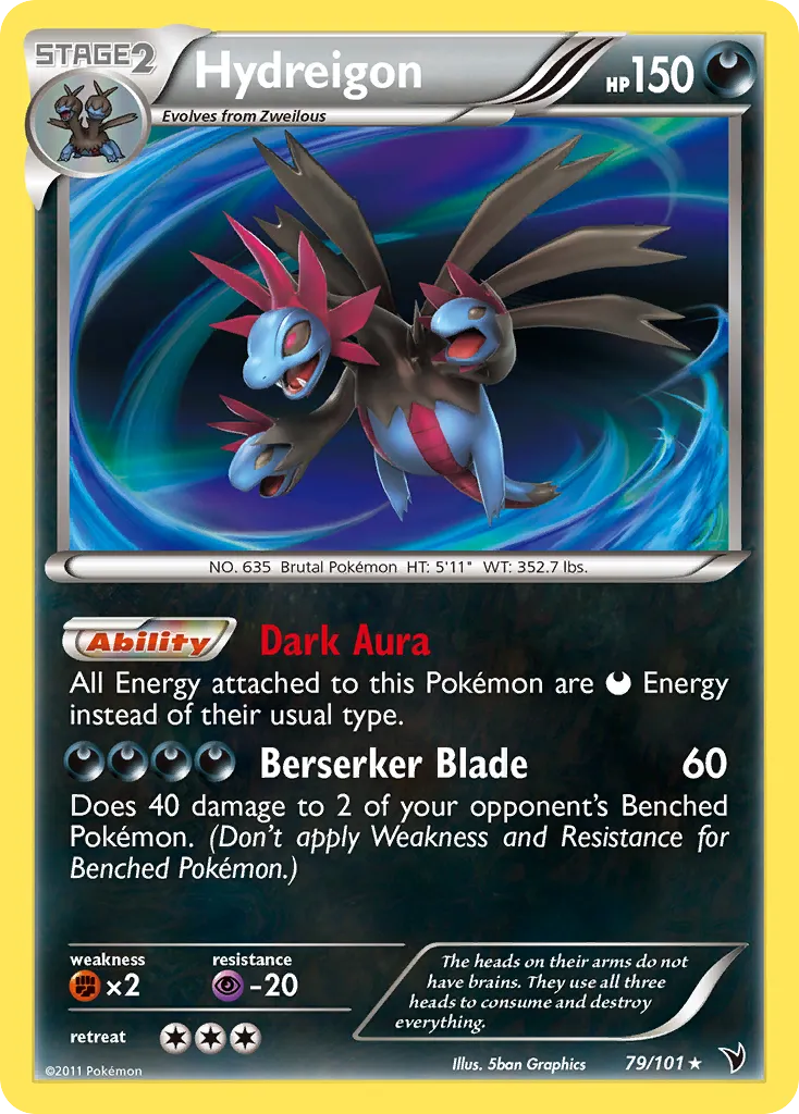 Hydreigon #79, Noble Victories Reverse Foil
