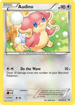 Audino #85, Reverse Foil