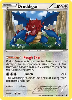 Druddigon #89, Reverse Foil
