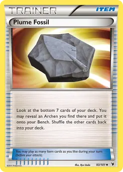 Plume Fossil #93, Reverse Foil