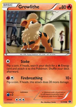 Growlithe #10, Reverse Foil