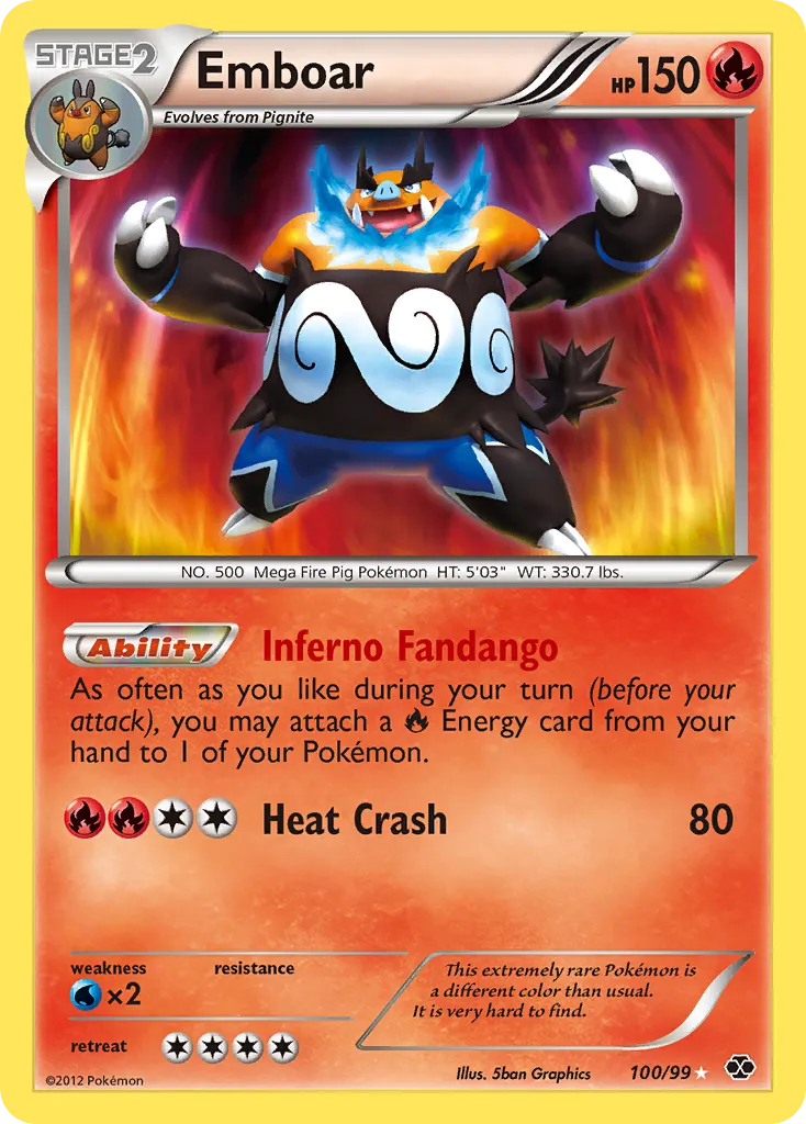 Emboar #100, Next Destinies