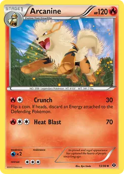 Arcanine #13, Reverse Foil