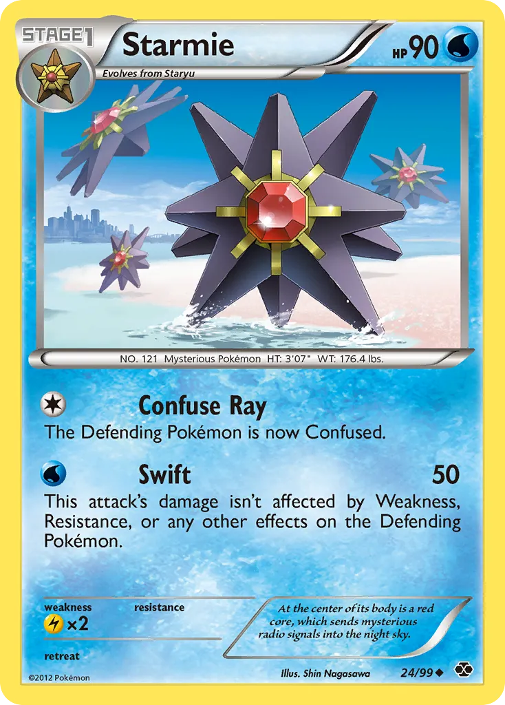 Starmie #24, Next Destinies Reverse Foil