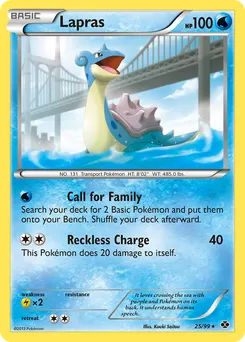 Lapras #25, Reverse Foil