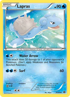 Lapras #26, Reverse Foil