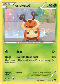 Kricketot #3, Reverse Foil