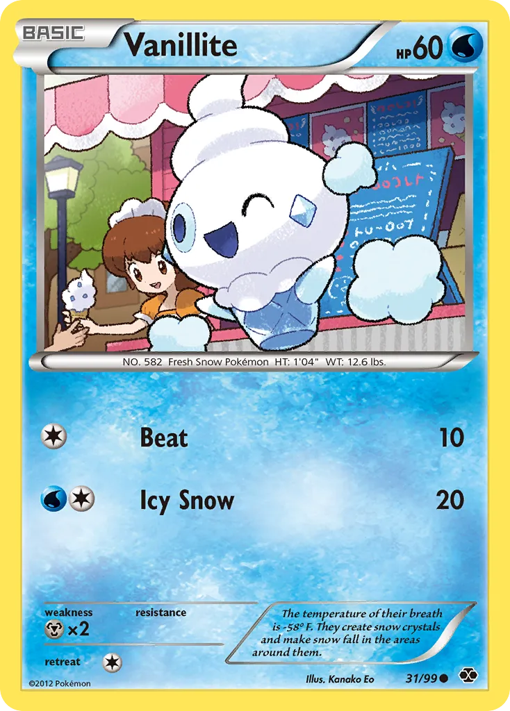 Vanillite #31, Next Destinies Reverse Foil