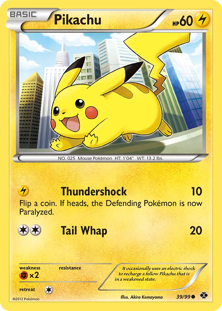 Pikachu #39, Next Destinies Reverse Foil