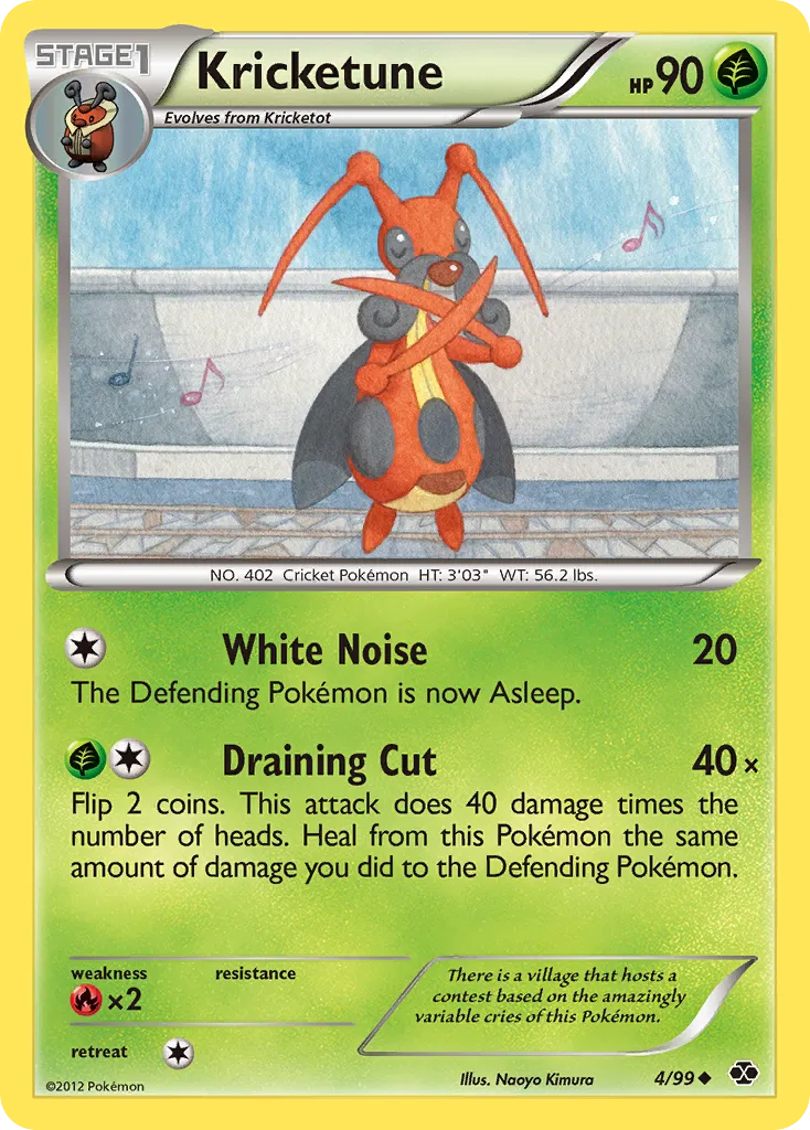 Kricketune #4, Next Destinies Reverse Foil