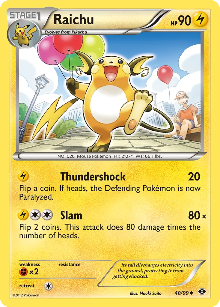 Raichu #40, Next Destinies Cosmos