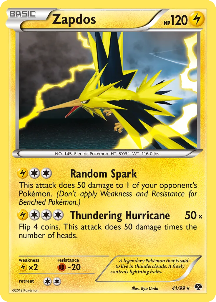 Zapdos #41, Next Destinies Reverse Foil