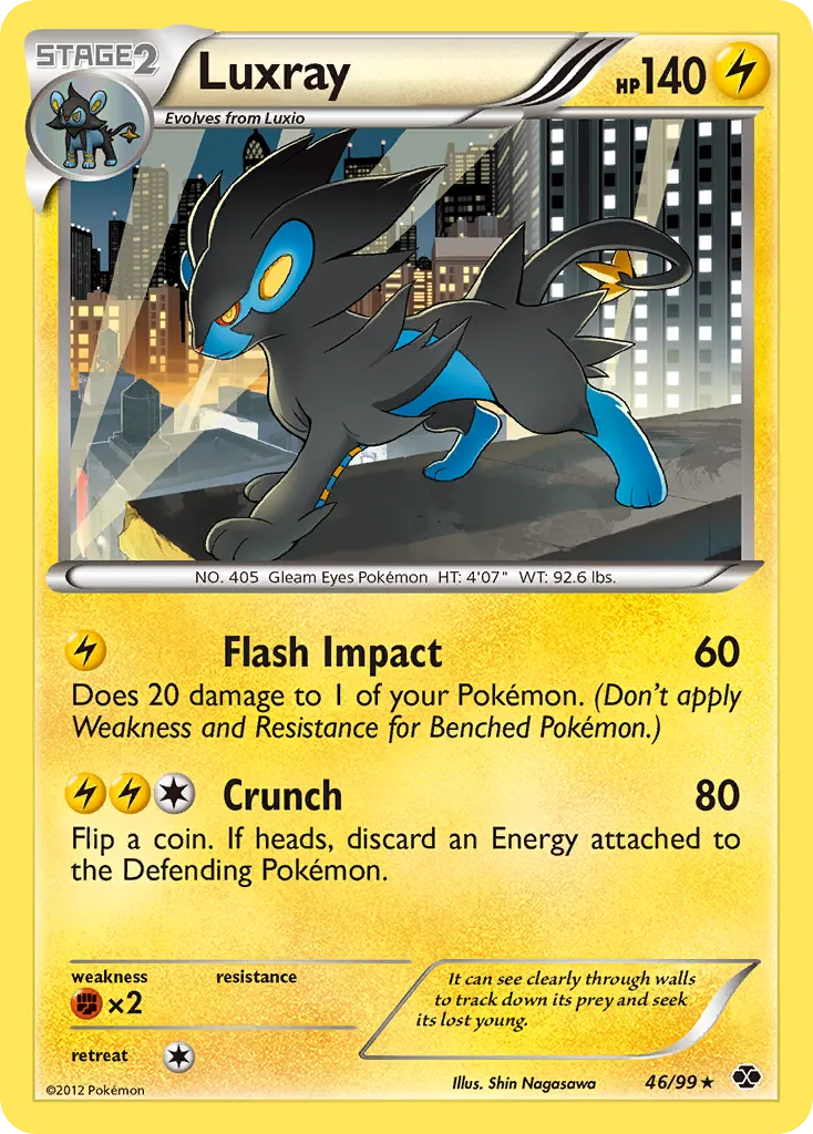 Luxray #46, Next Destinies Cracked Ice