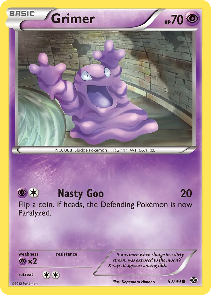 Grimer #52, Next Destinies Reverse Foil