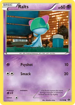 Ralts #55, Reverse Foil