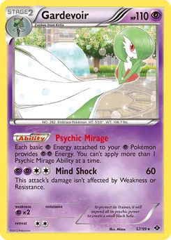 Gardevoir #57, Reverse Foil