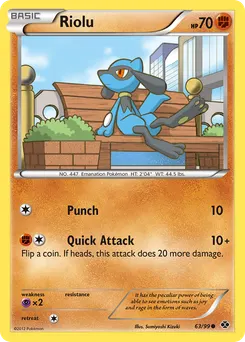 Riolu #63, Reverse Foil