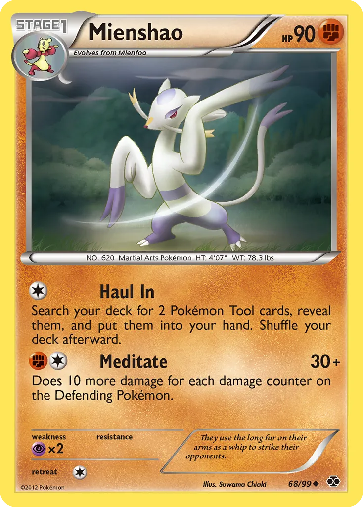 Mienshao #68, Next Destinies Reverse Foil