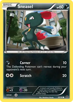 Sneasel #69, Reverse Foil