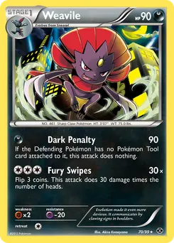 Weavile #70, Reverse Foil