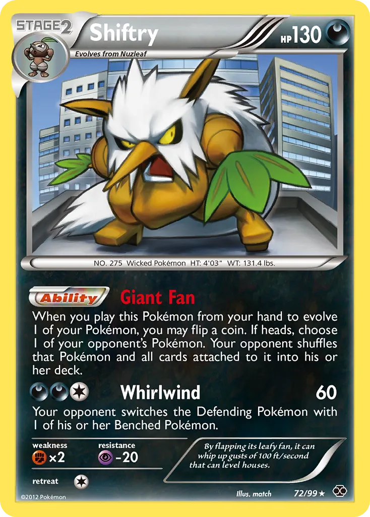 Shiftry #72, Next Destinies