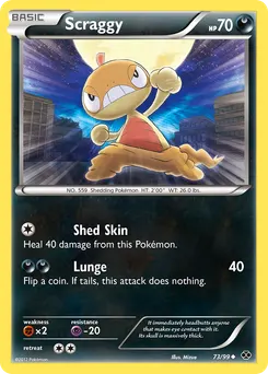 Scraggy #73, Reverse Foil