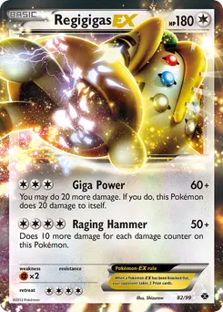 Regigigas-EX #82, Standard