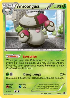 Amoonguss #9, Reverse Foil