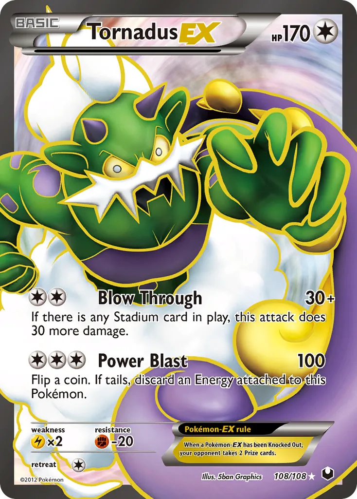 Tornadus-EX #108, Dark Explorers