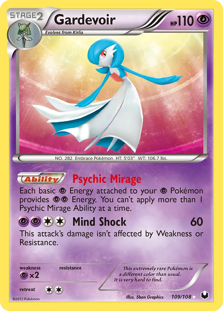 Gardevoir #109, Dark Explorers