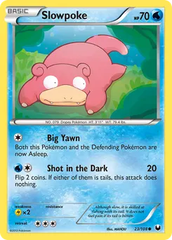 Slowpoke #23, Reverse Foil