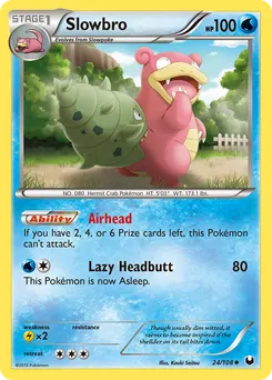 Slowbro #24, Reverse Foil