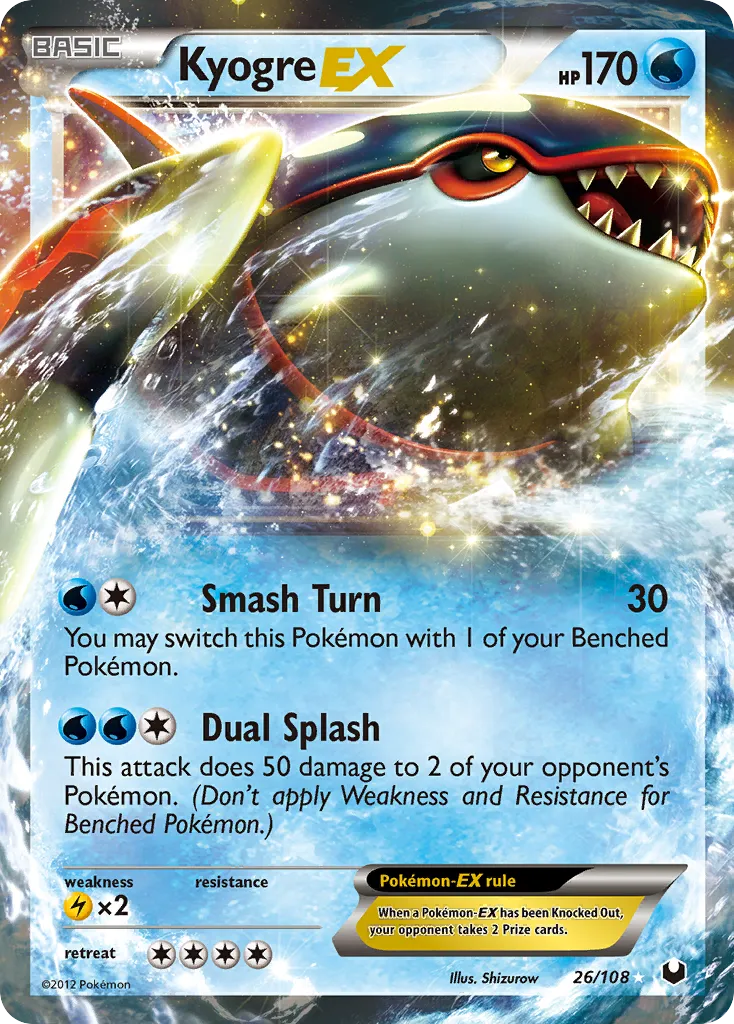 Kyogre-EX #26, Dark Explorers