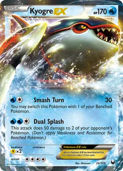 Kyogre-EX #26, Standard