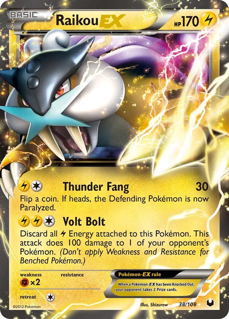 Raikou-EX #38, Dark Explorers