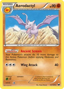 Aerodactyl #53, Dark Explorers
