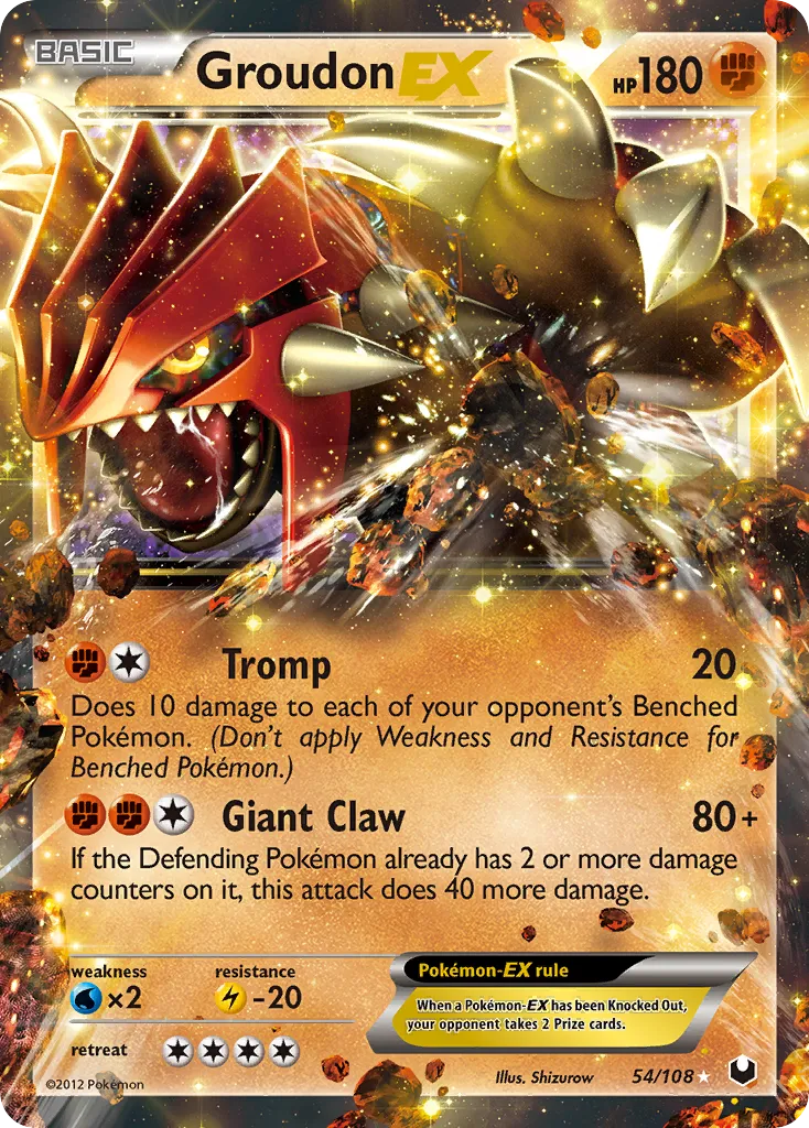 Groudon-EX #54, Dark Explorers