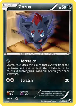 Zorua #69, Dark Explorers