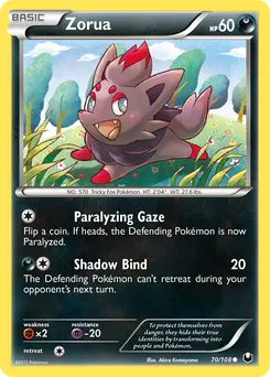 Zorua #70, Dark Explorers