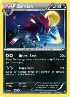 Zoroark #71, Cracked Ice
