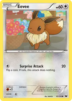 Eevee #83, Reverse Foil