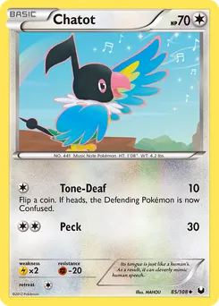 Chatot #85, Dark Explorers