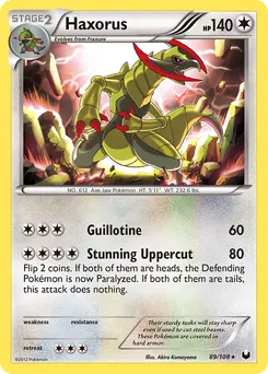 Haxorus #89, Standard