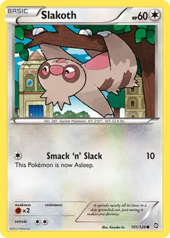 Slakoth #101, Reverse Foil